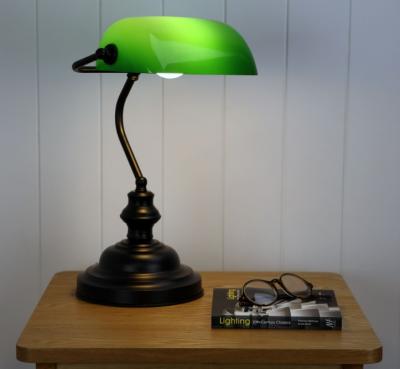 BANKER LAMP TOUCH BLACK